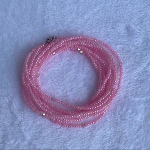 Waist beads “24” pink , waist washer beads